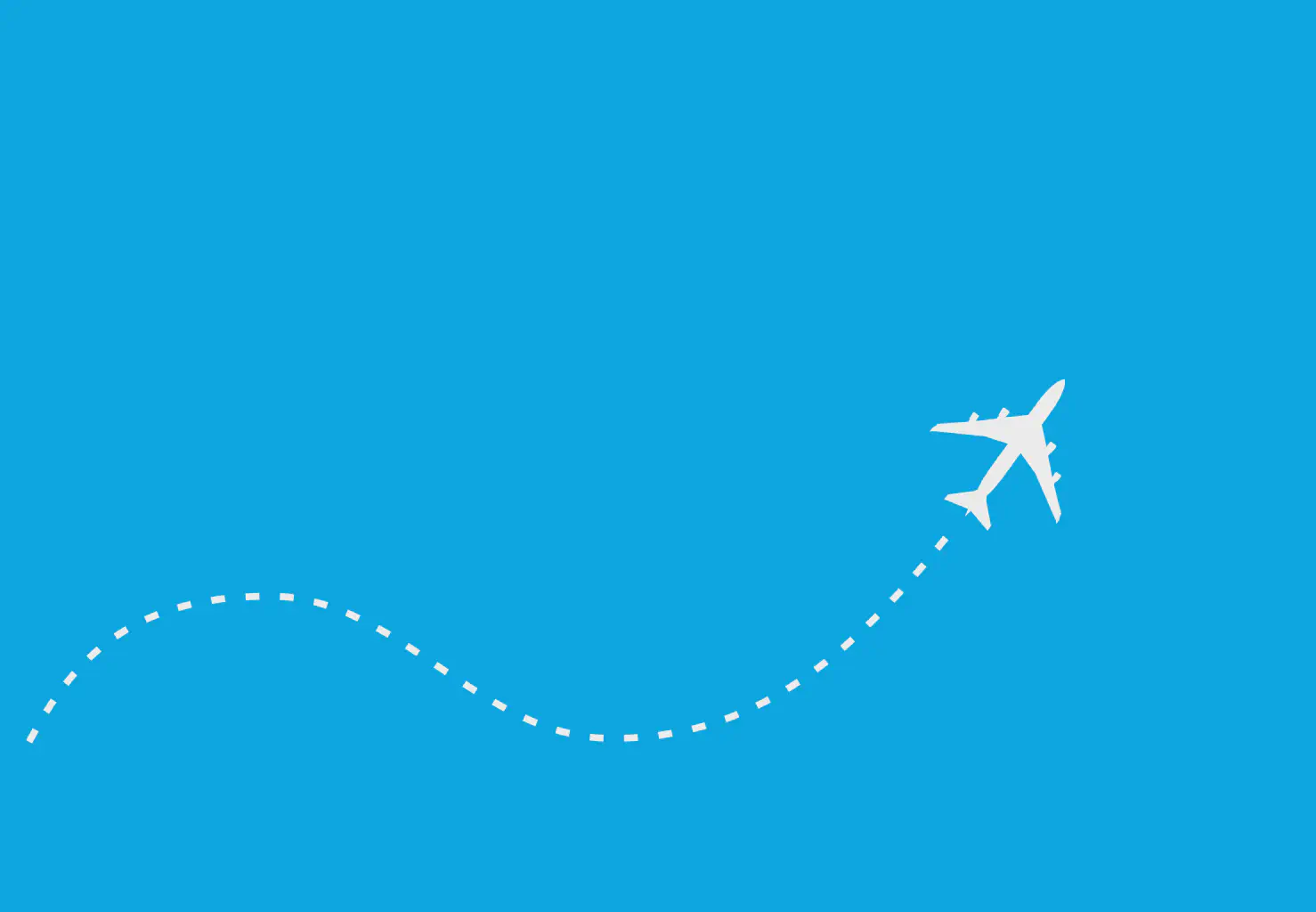 A plane flighing in the sky