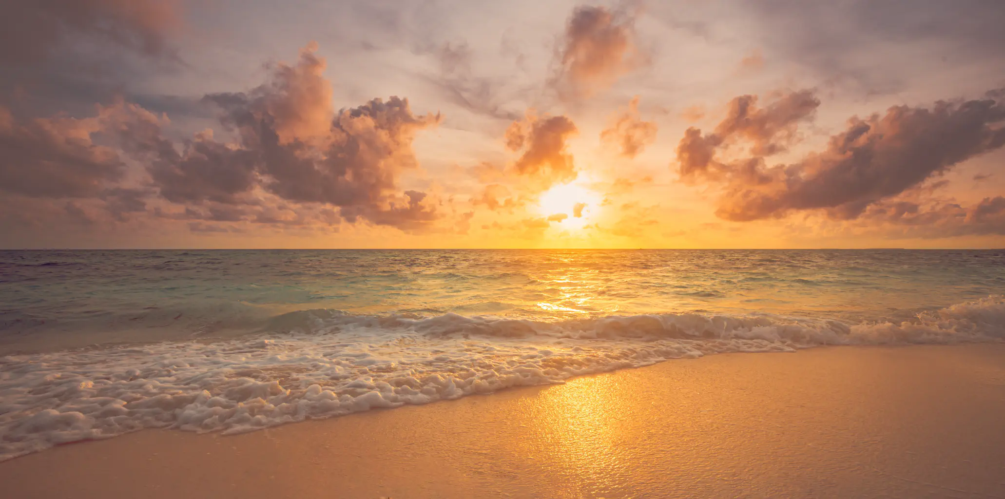 Sunset at the beach